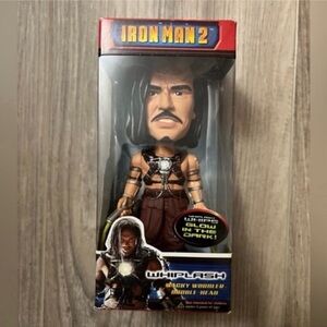 New 2010 Funko Iron Man 2 WHIPLASH WACKY WOBBLER BOBBLE-HEAD